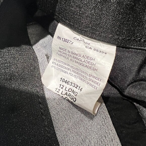 Lee Women's Ultra Lux Comfort with Flex Motion Trouser Pant in Carbon Rinse - Picture 8 of 10